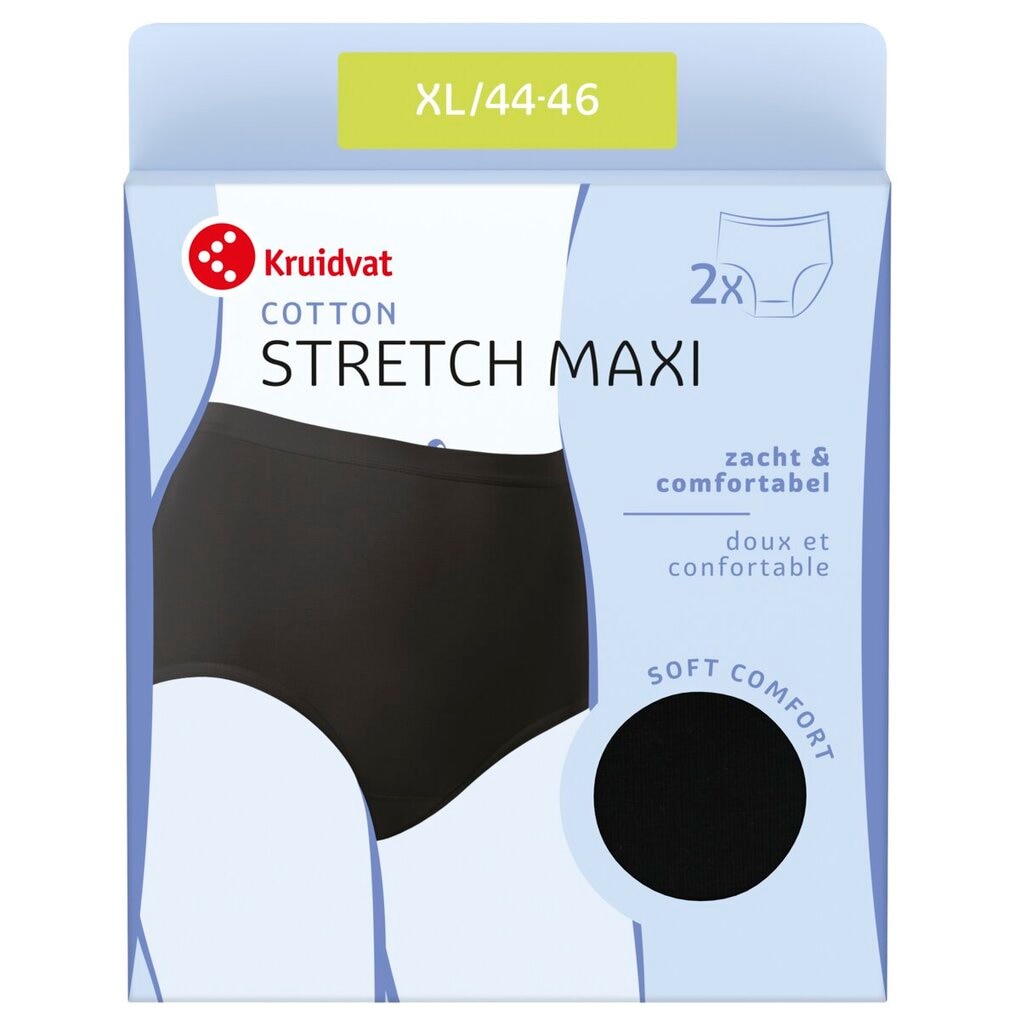 Kruidvat Cotton Stretch Maxi Damesslip