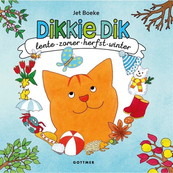 Dikkie Dik Lente Zomer Herfst Winter - Jet Boeke Voorleesboek