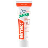 Elmex Anti-Cariës Junior 5 - 12 jaar Tandpasta geeft een effectieve cariësbescherming voor nieuwe en blijvende tanden.