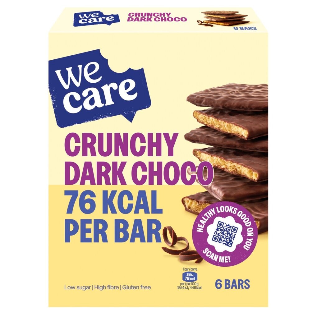 WeCare Crunchy Dark Choco Bars