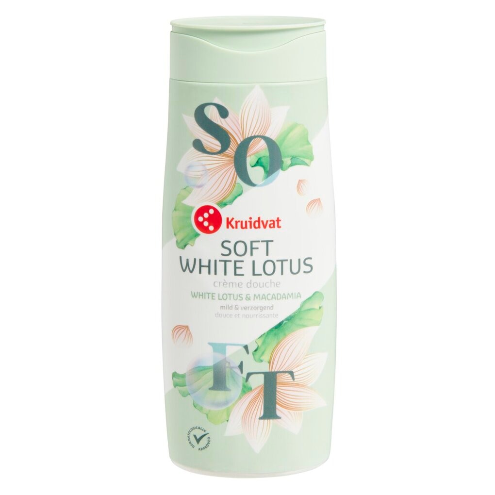 Kruidvat Soft White Lotus & Macadamia Crème Douchegel