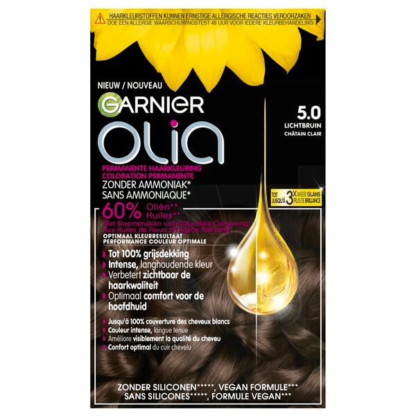 Garnier Olia 5.0 Lichtbruin Permanente Haarkleuring