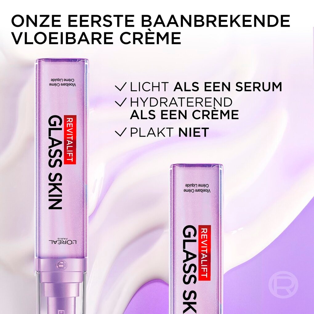 L'Oréal Paris Revitalift Filler Glass Skin Vloeibare Crème