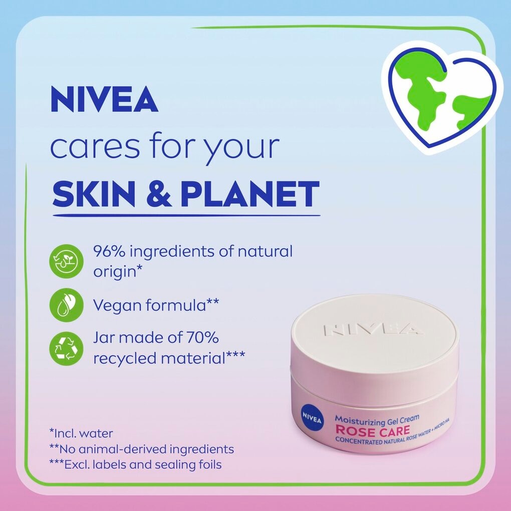 NIVEA Rose Care Hydraterende Gezichtsgel