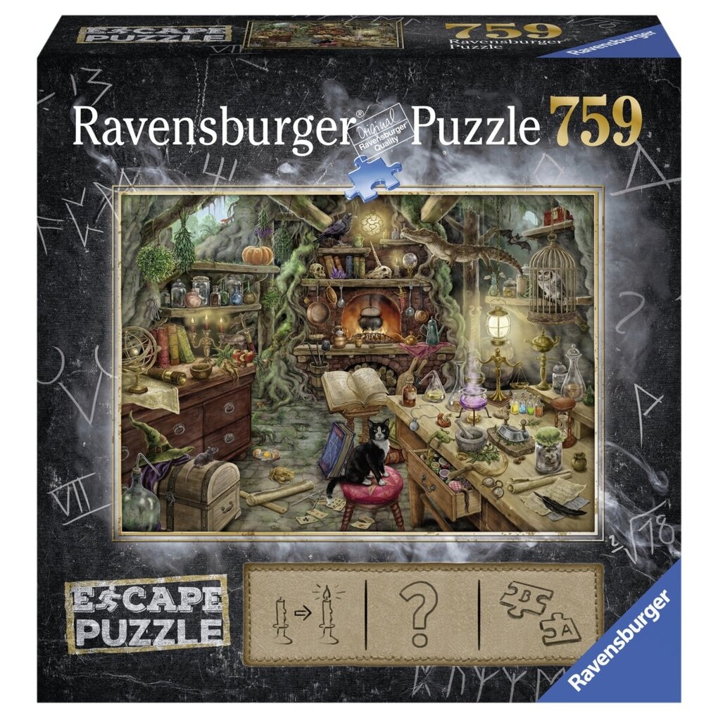 Ravensburger Kitchen of a Witch Escape Puzzel Ravensburger Kitchen of a Witch Escape Puzzel