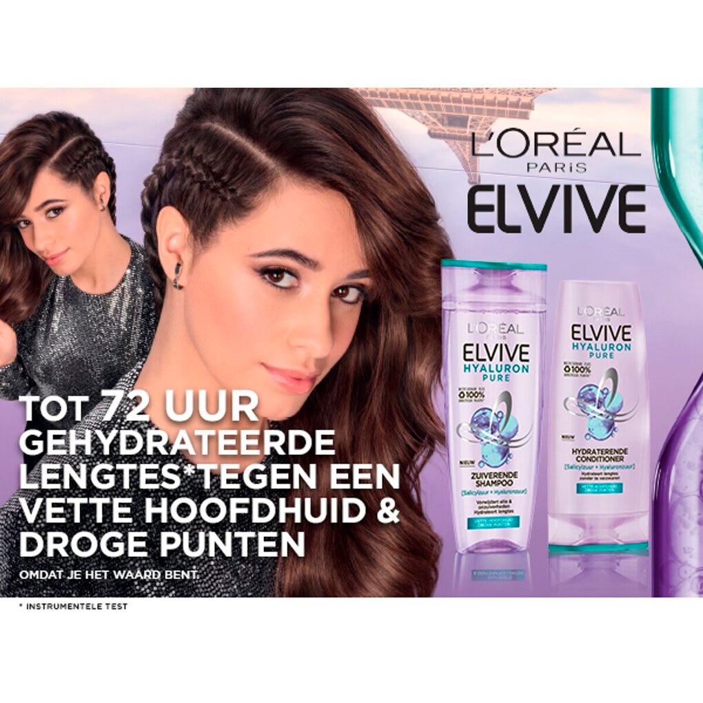L'Oréal Paris Elvive Hyaluron Pure Zuiverende Shampoo