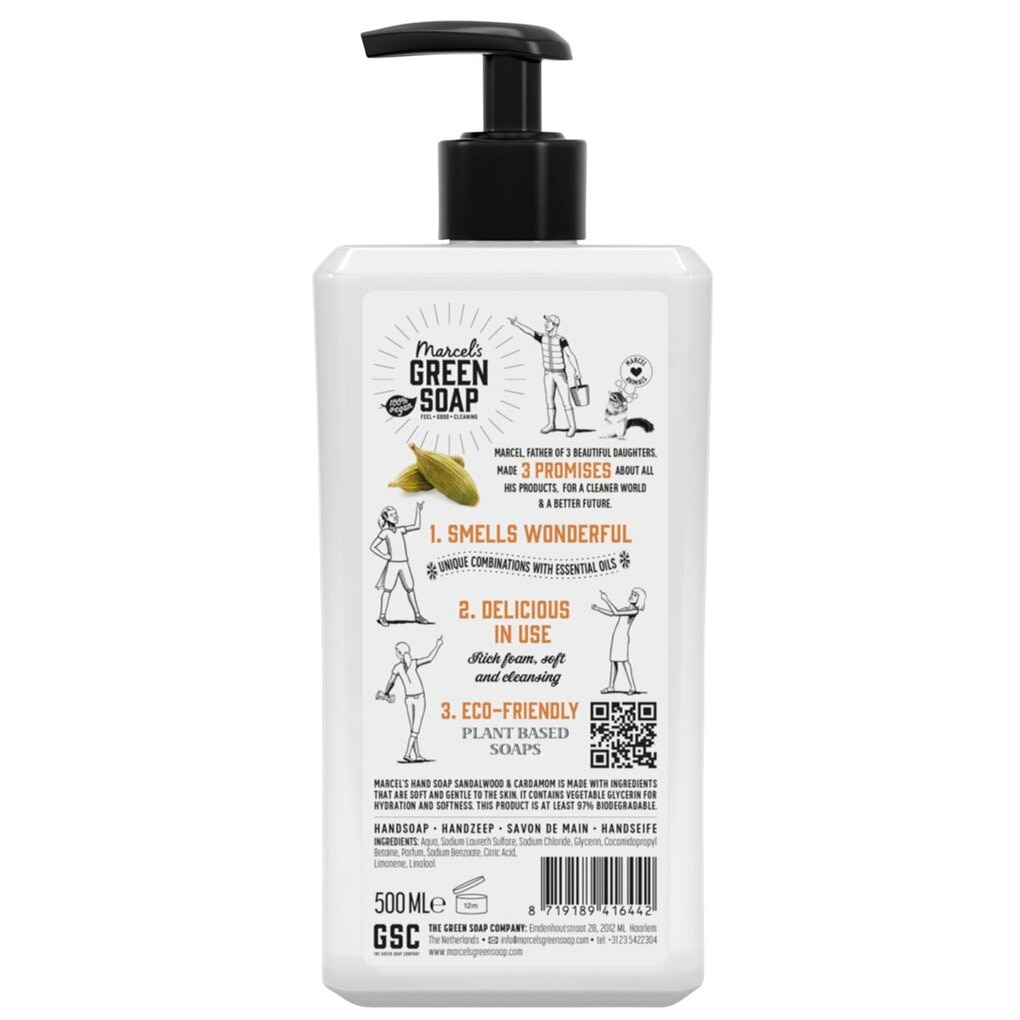 Marcel's Green Soap Sandelhout & Kardemom Handzeep