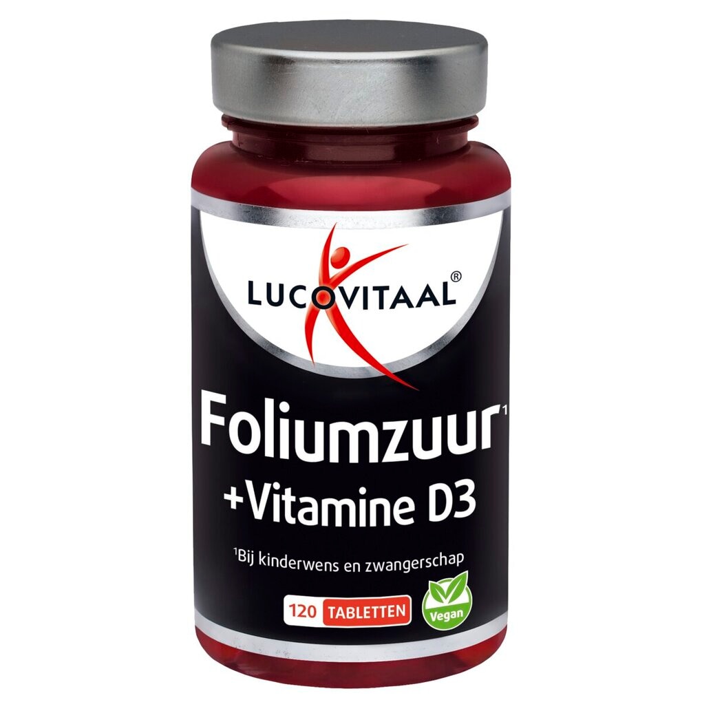 Lucovitaal Foliumzuur + Vitamine D3 Tabletten