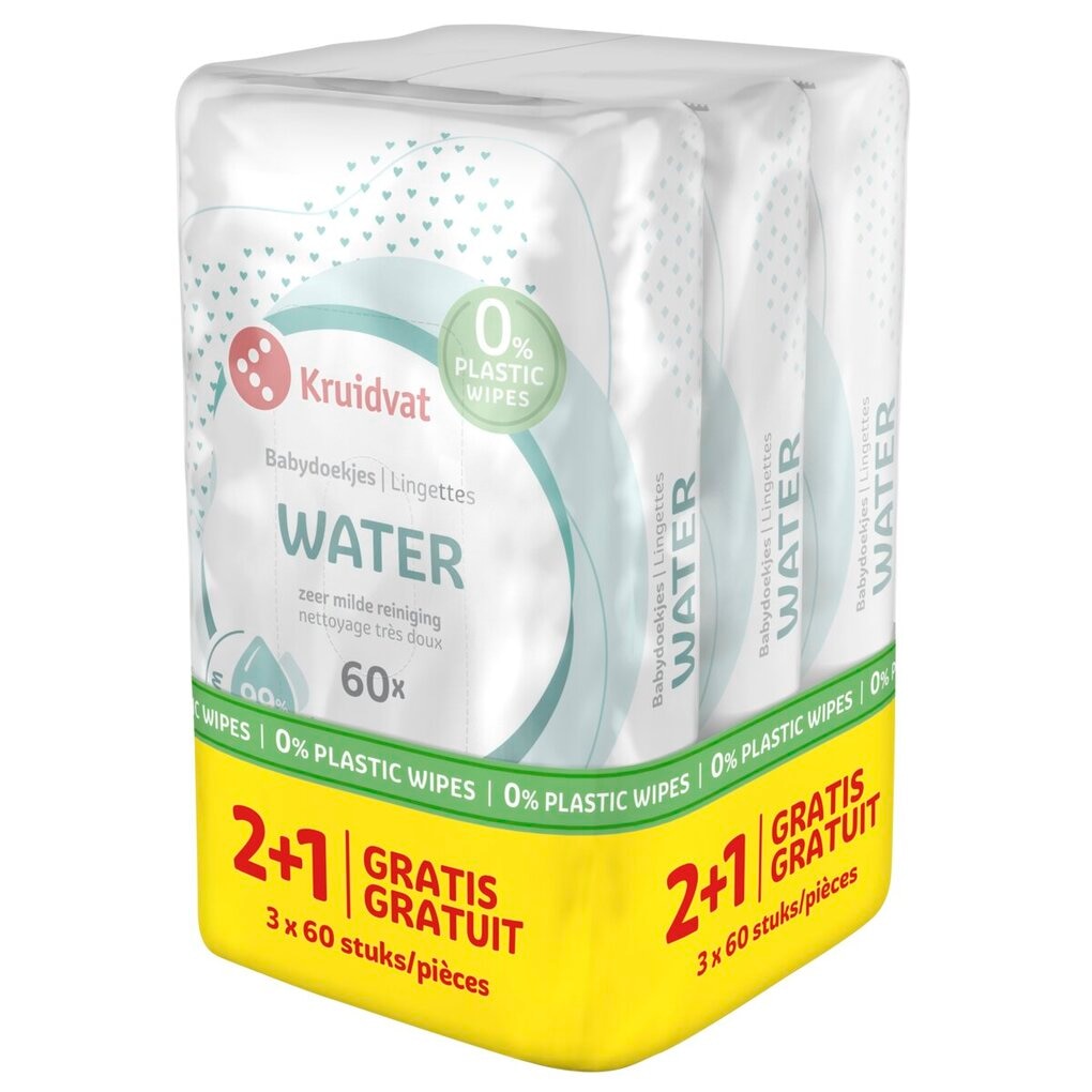 Kruidvat Water Plasticvrije Babydoekjes Kruidvat Water Plasticvrije Babydoekjes