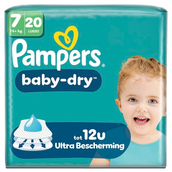 Pampers Baby-Dry Maat 7 Luiers