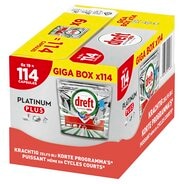 Afbeelding van Dreft Platinum Plus Vaatwascapsules - 114 capsules