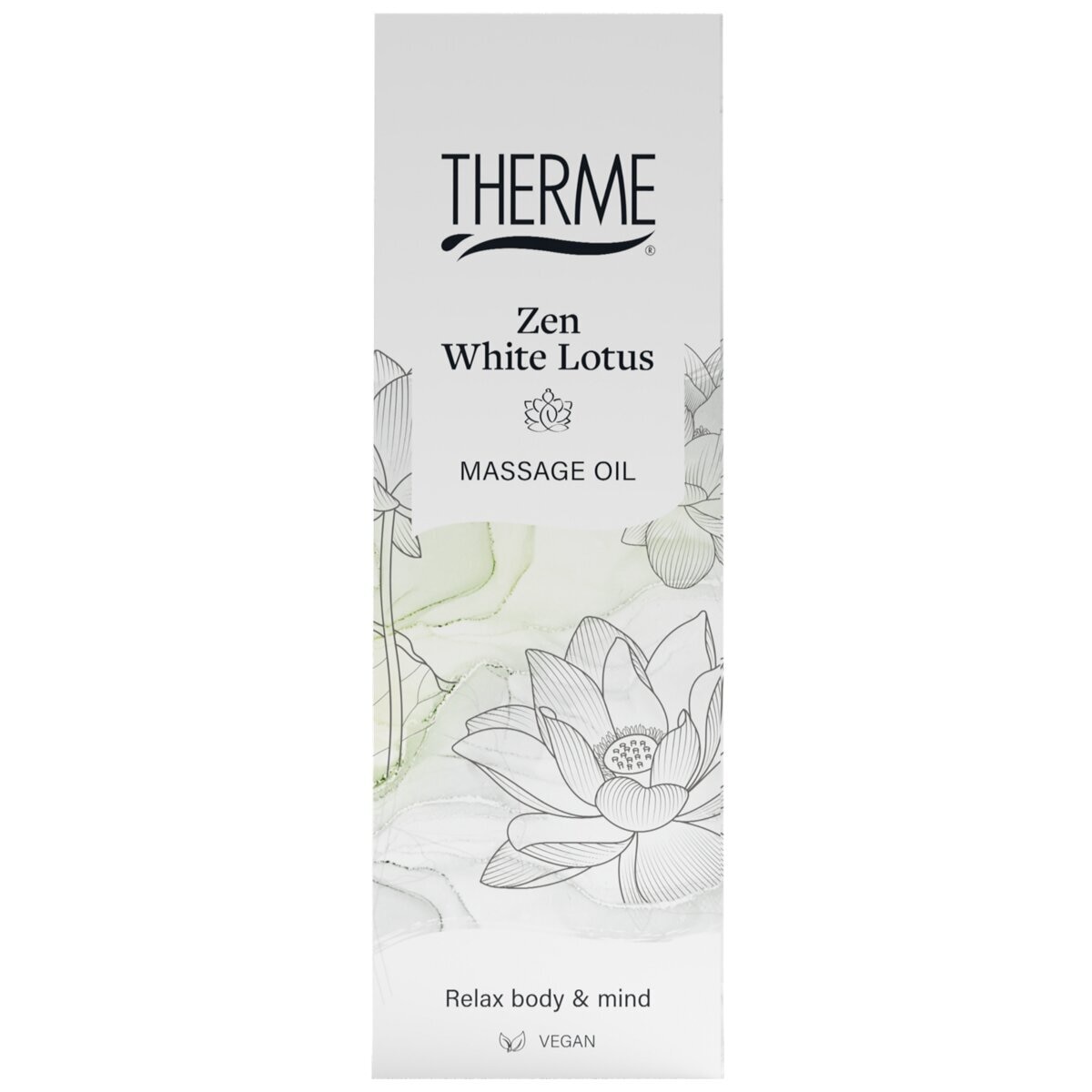 Afbeelding van Therme Zen White Lotus Massageolie - 125ml