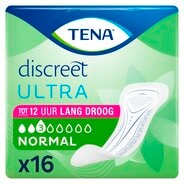 Afbeelding van Tena Discreet Ultra Normal Dunne Verbanden - 16 stuks