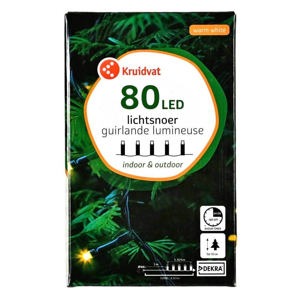 Kruidvat 80 Led Lichtsnoer