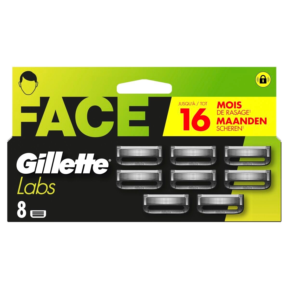 Gillette Labs Scheermesjes - 8 mesjes