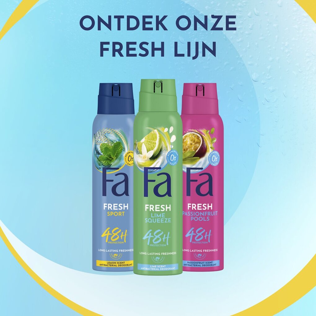 Fa Lime Squeeze Deodorant Spray