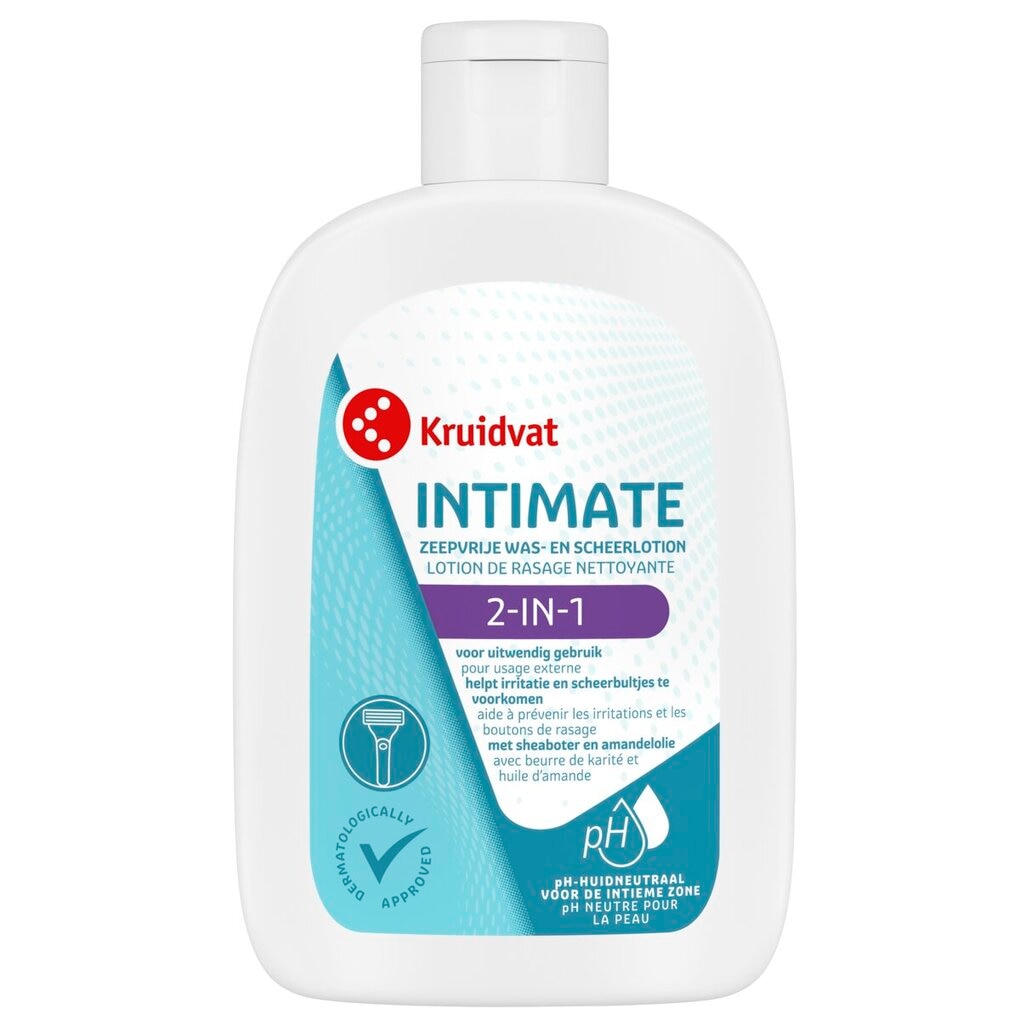 Kruidvat Femme Care 2-in-1 Zeepvrije Was- en Scheerlotion Kruidvat Femme Care 2-in-1 Zeepvrije Was- en Scheerlotion