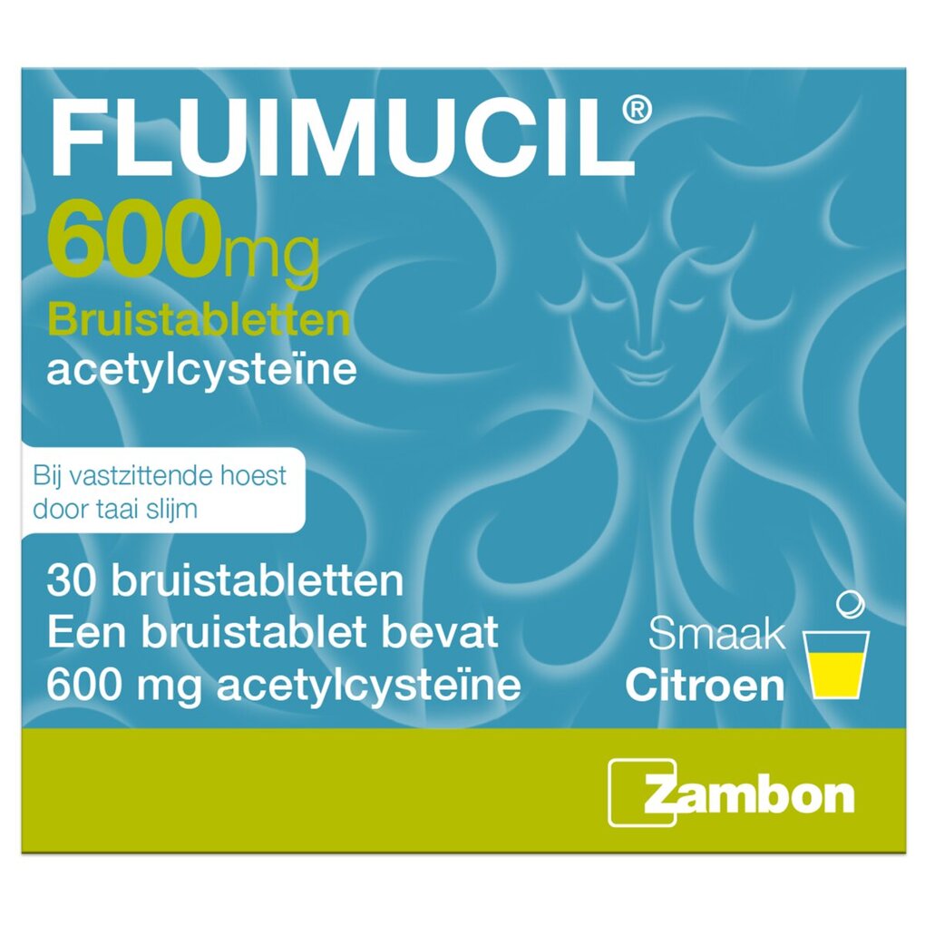 Fluimucil Acetylcysteïne 600mg Bruistabletten