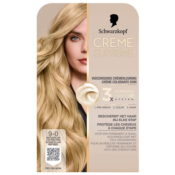 Schwarzkopf Creme Supreme 9-0 Natuurlijk Lichtblond Verzorgende Crèmekleuring