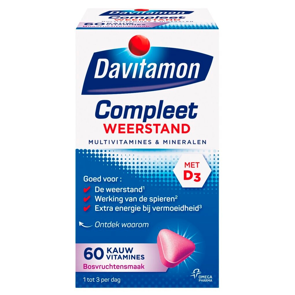 Davitamon Compleet Weerstand Bosvruchten Kauwtabletten