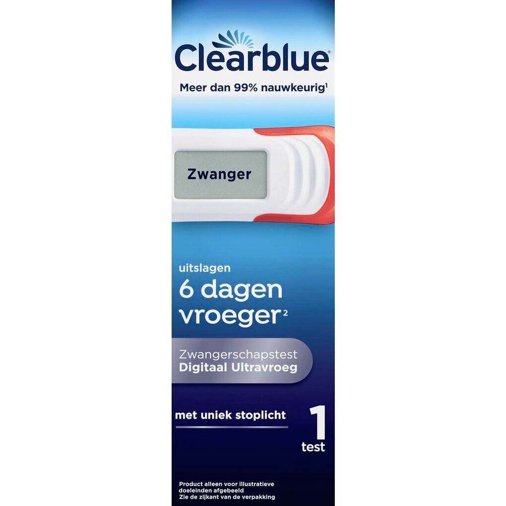Clearblue Ultravroeg Digitaal Zwangerschapstest