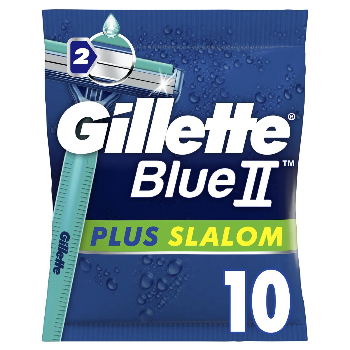 Gillette Blue 2 Slalom Scheermesjes - 10 mesjes