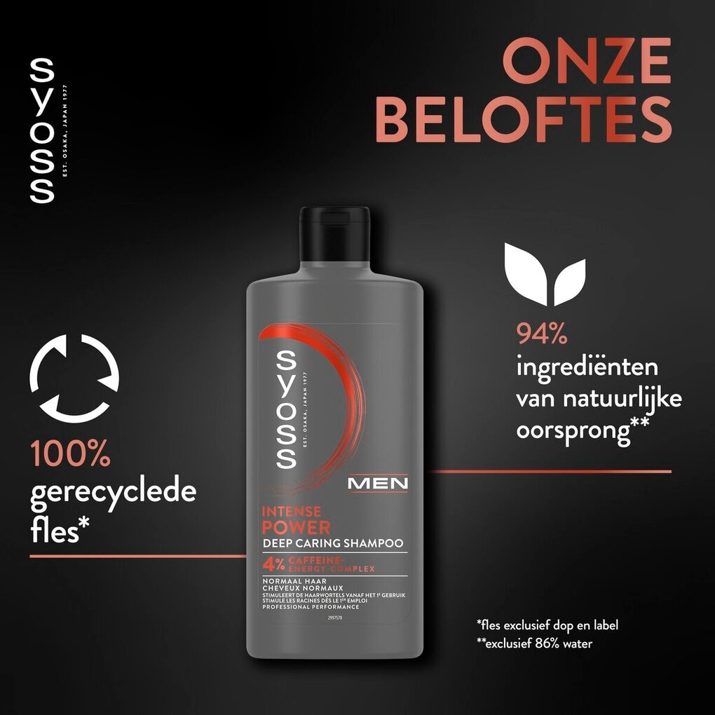 Syoss Men Intense Power Deep Caring Shampoo