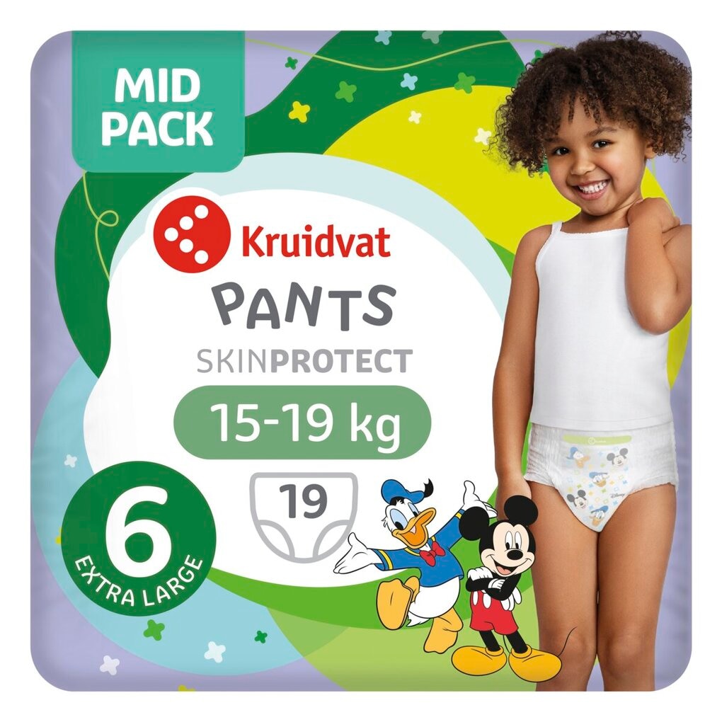 Kruidvat Pants Extra Large Maat 6 Luierbroekjes Midpack Kruidvat Pants Extra Large Maat 6 Luierbroekjes Midpack