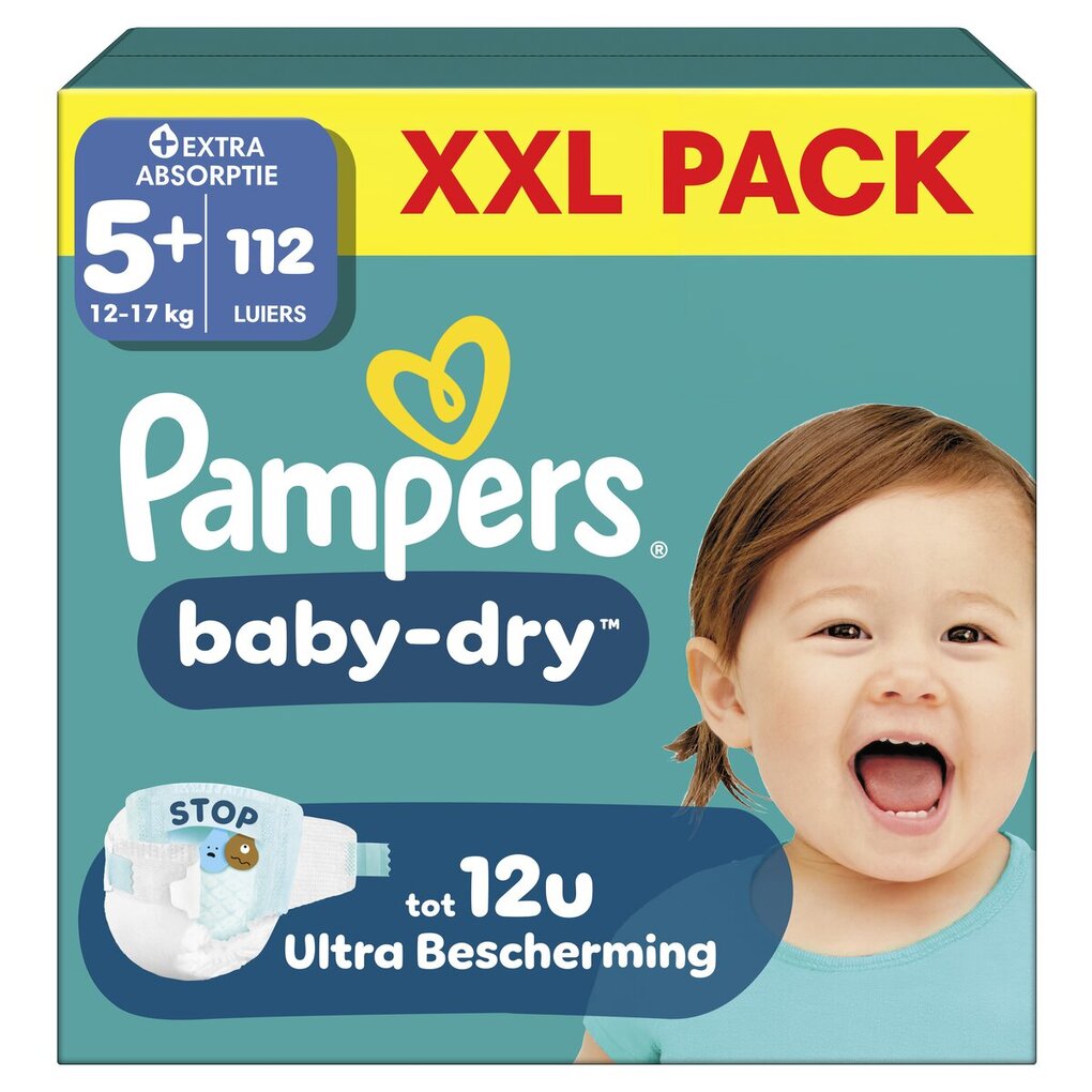 Pampers Baby-Dry Maat 5+ Luiers