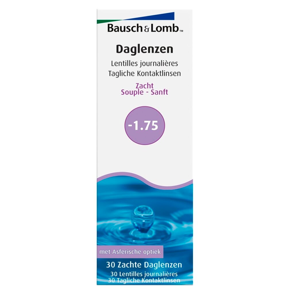 Bausch & Lomb -1.75 Zachte Daglenzen
