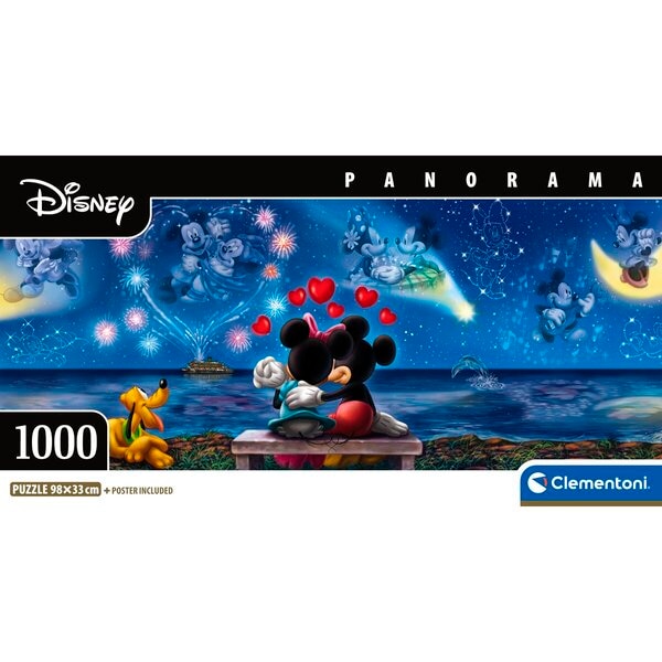Clementoni Disney Mickey & Minnie Mouse Panaroma Puzzel