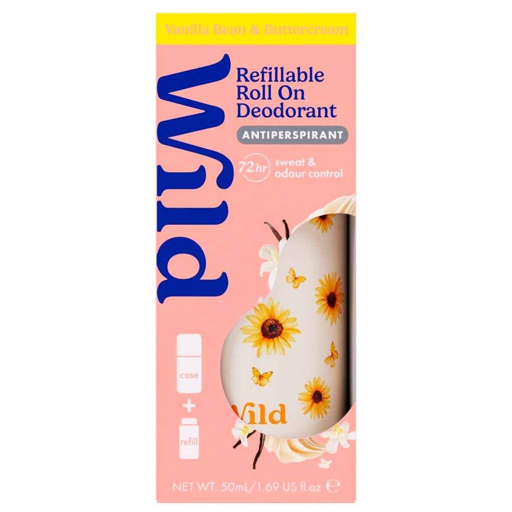 Wild Vanilla Bean & Buttercream Navulbare Roll-on Antitranspirant Deodorant