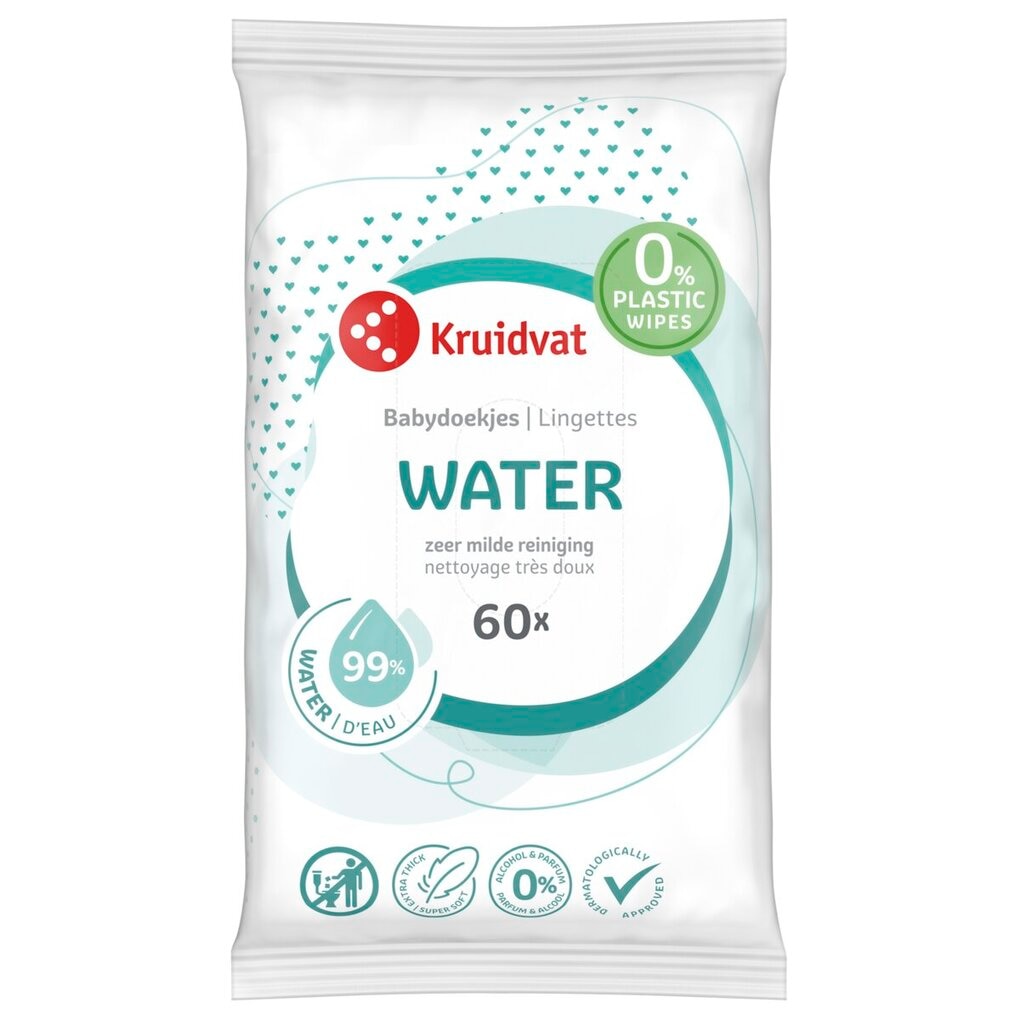 Kruidvat Water Plasticvrije Babydoekjes Kruidvat Water Plasticvrije Babydoekjes