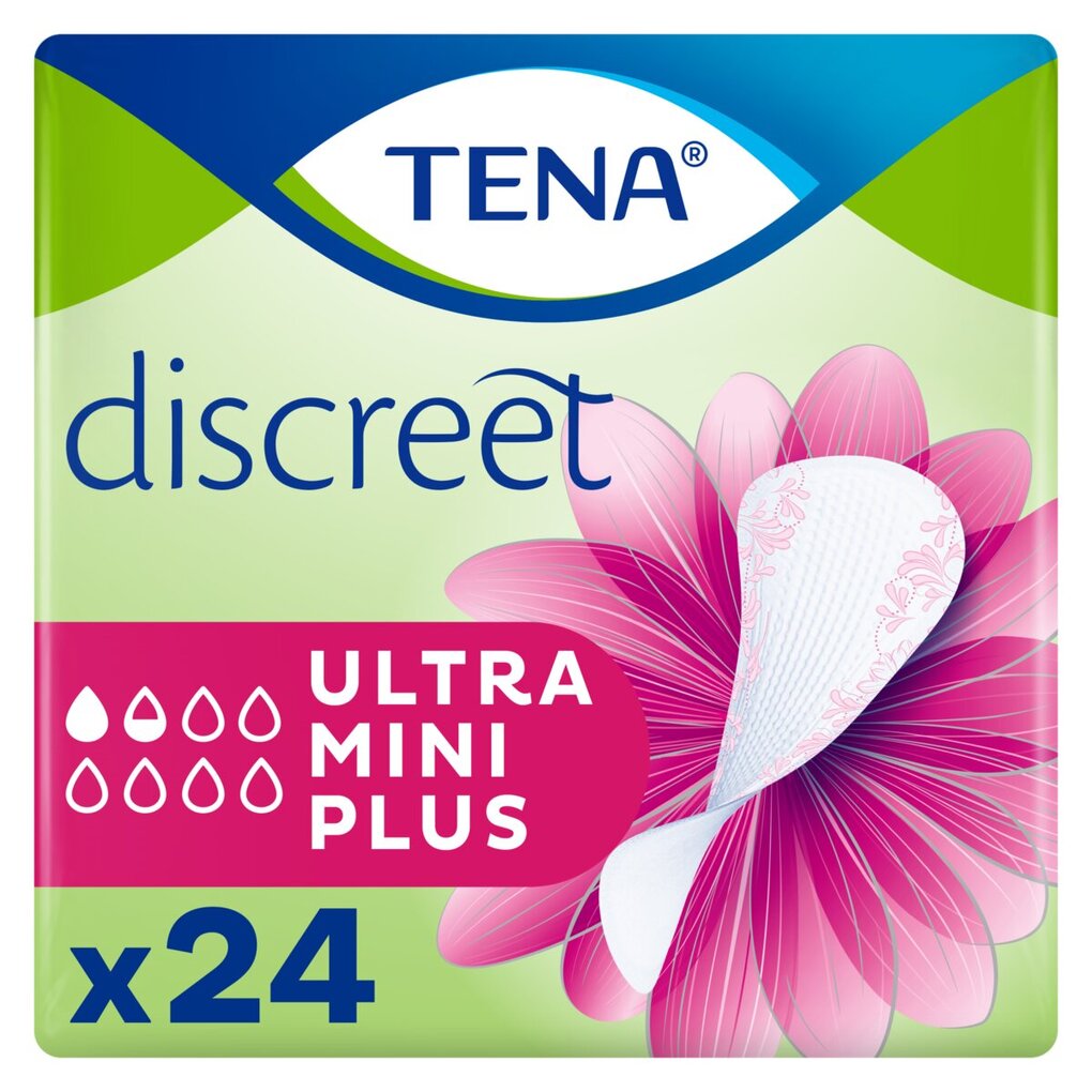 Tena Lady Discreet Ultra Mini Plus Inlegkruisjes Tena Lady Discreet Ultra Mini Plus Inlegkruisjes