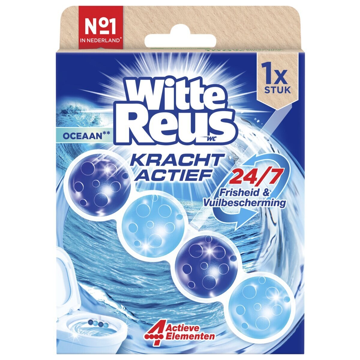 Afbeelding van Witte Reus Kracht Actief Oceaan Toiletblok