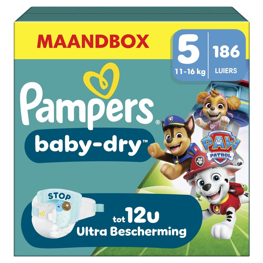 Pampers Baby-Dry Paw Patrol Maat 5 Luiers