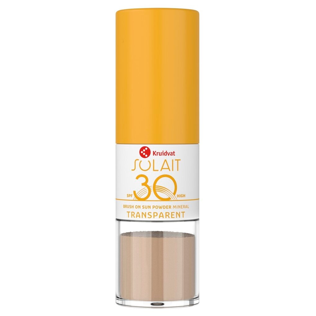 Kruidvat Solait SPF30 Brush on Face Transparant Sun Powder