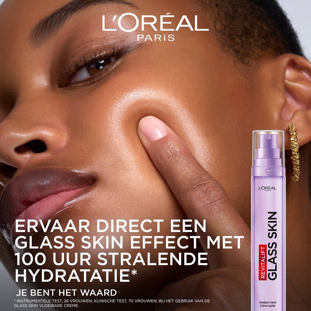 L'Oréal Paris Revitalift Filler Glass Skin Vloeibare Crème