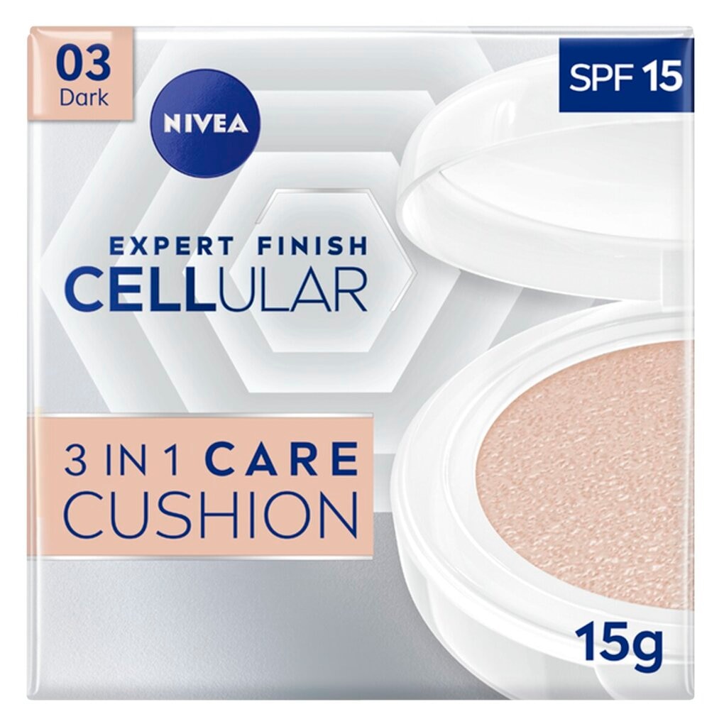 NIVEA Cellular Expert Finish 03 Medium Dark SPF15 3-In-1 Care Cushion Foundation